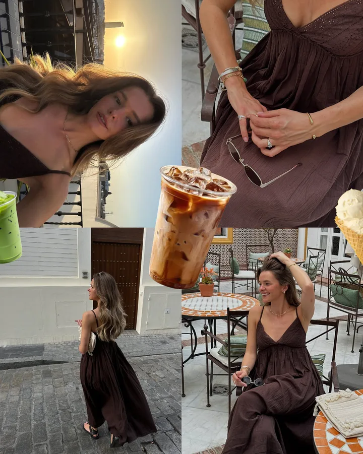 Cinematic Mediterranean Girls' Trip Seamless Instagram Carousel Template — slide 2