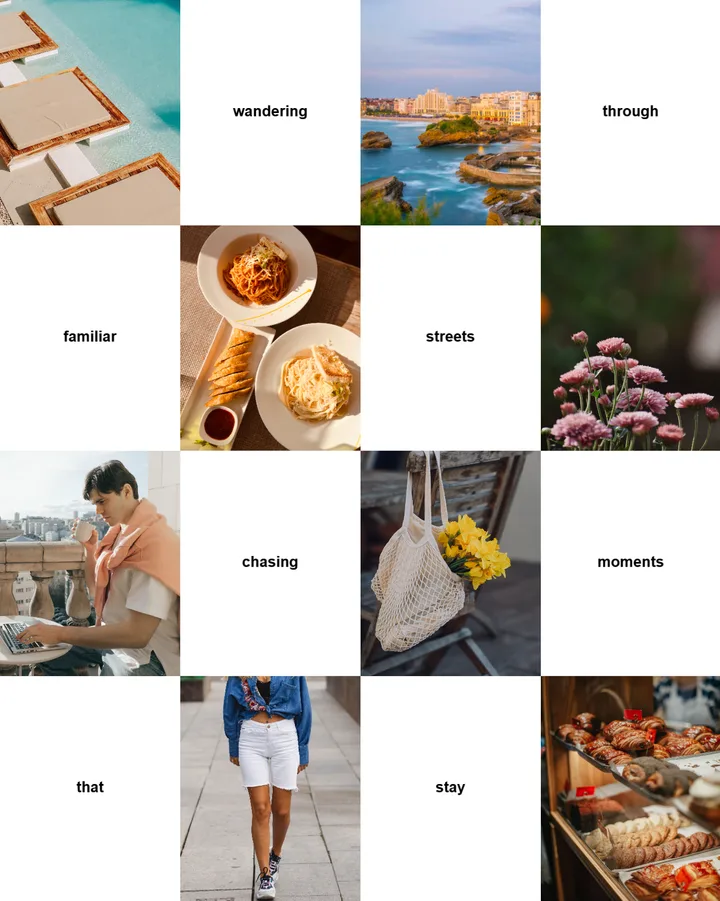 "Espresso Diary" Warm Editorial & Café Culture Seamless Instagram Carousel Template — slide 1