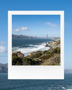 Minimalist Dual-Image Instant Film Polaroid Instagram Post Template template preview
