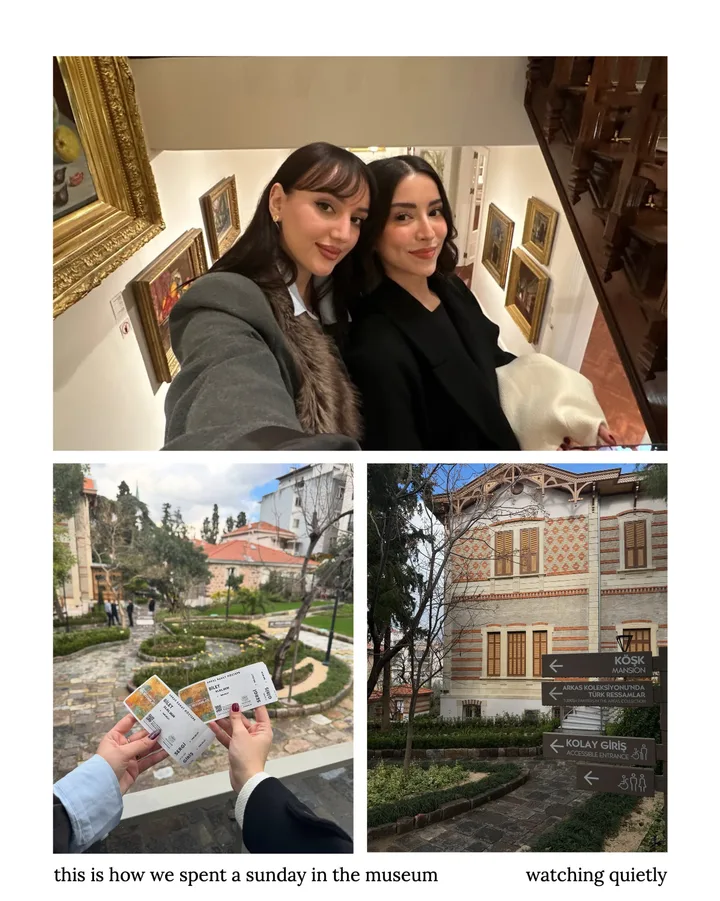 Aesthetic Museum Day Panorama Scroll Instagram Carousel Template — slide 1
