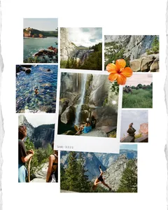 Coastal Trails and Nature Wanderlust Seamless Panoramic Instagram Carousel Template — slide 2
