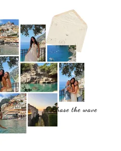 Amalfi Coast Envelope Journal Seamless Panoramic Instagram Carousel Template — slide 2