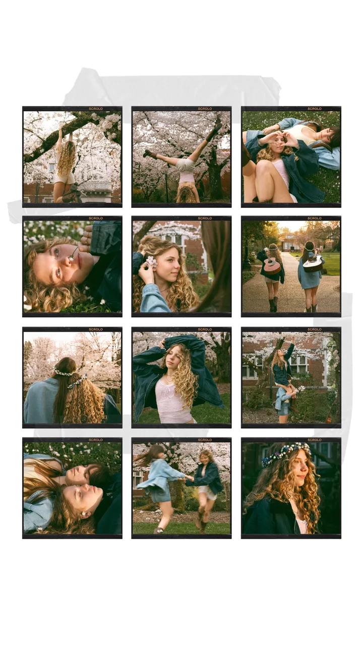 Aesthetic Photo Collage Instagram Story Template template preview