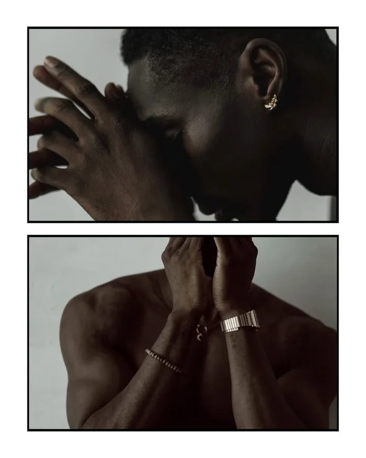 Moody Editorial Male Portrait Seamless Instagram Carousel Template — slide 2