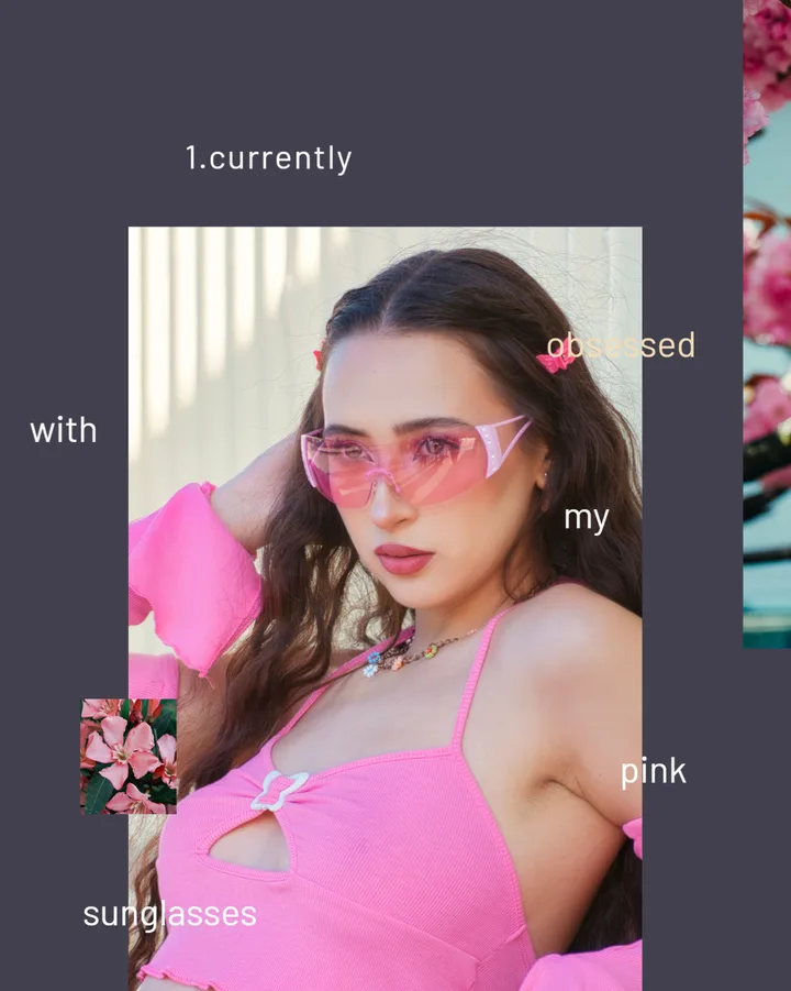 "A Few Favs" Lately Diary Moody Slate & Scattered Type Instagram Carousel Template — slide 2