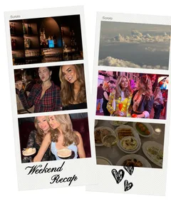 Night Out and Weekend Recap Seamless Panoramic Instagram Carousel Template — slide 1