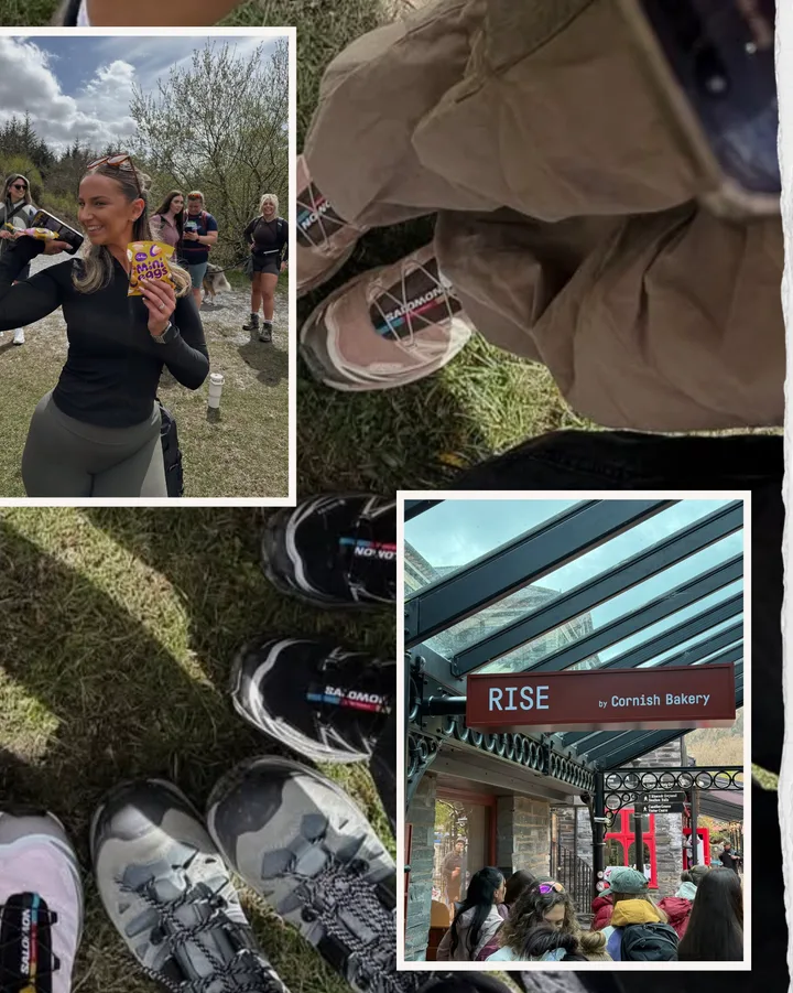 Weekend Hike and Bakery Run Seamless Panoramic Instagram Carousel Post Template — slide 2