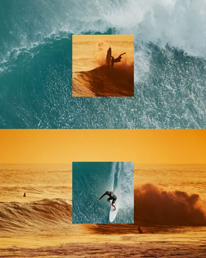 Cinematic Split-Screen & Minimalist Center-Square Seamless Instagram Carousel Template — slide 1