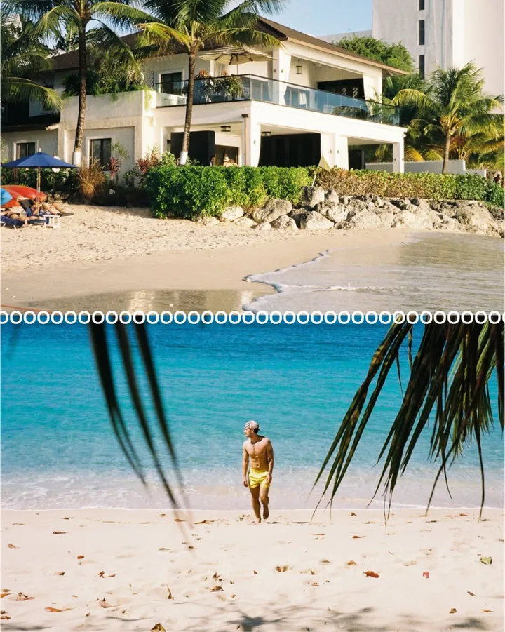 Cinematic Tropical Split-Frame Seamless Instagram Carousel Template — slide 2