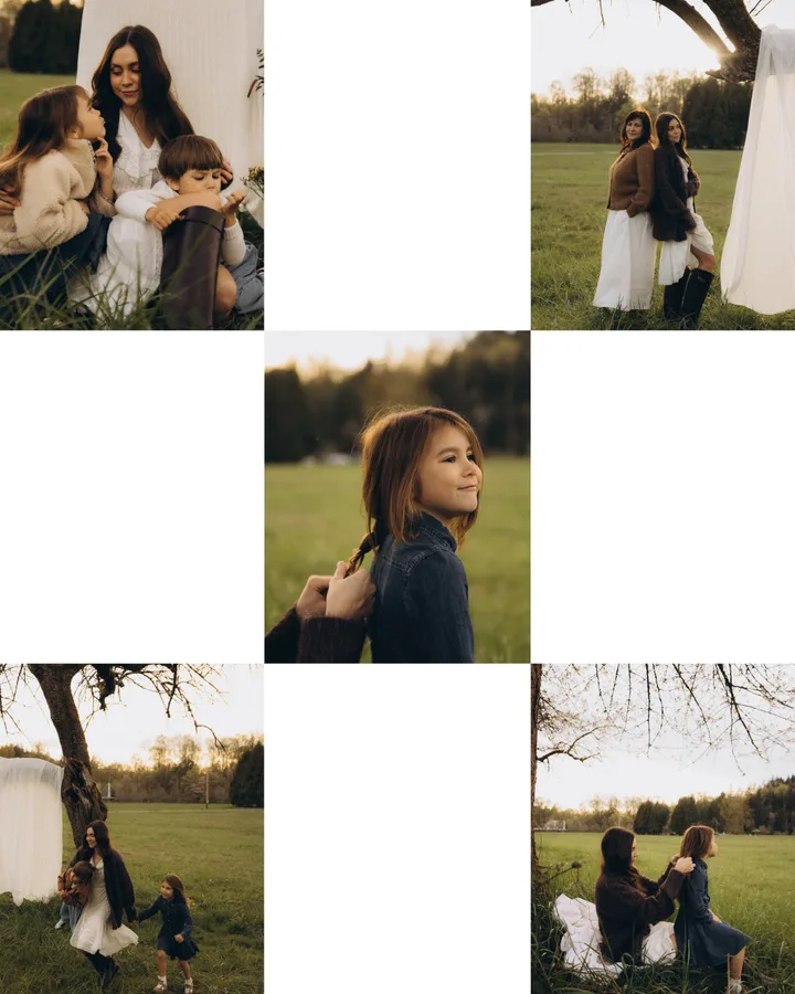Modern Grid Mosaic Instagram Post Template for Creative Storytelling template preview