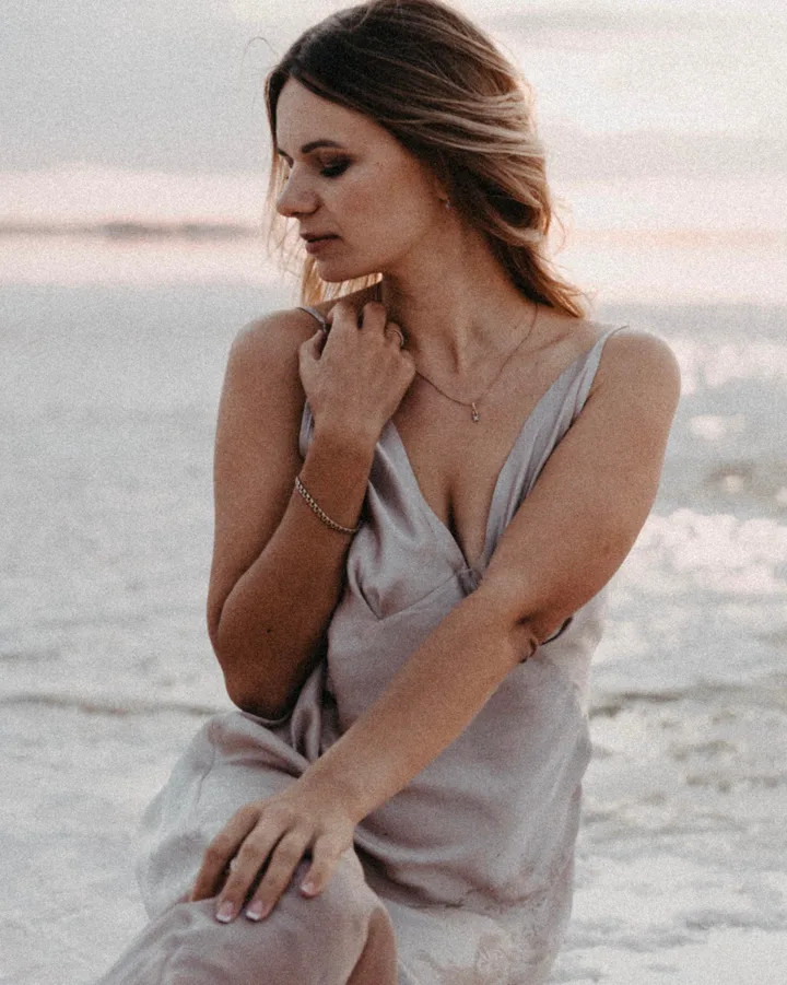 "Ethereal Romance" Dreamy Pink Salt Flats & Cinematic Editorial Seamless Instagram Carousel Template — slide 1