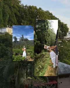 Tropical Ella Train Journey Seamless Panoramic Instagram Carousel Post Template — slide 2