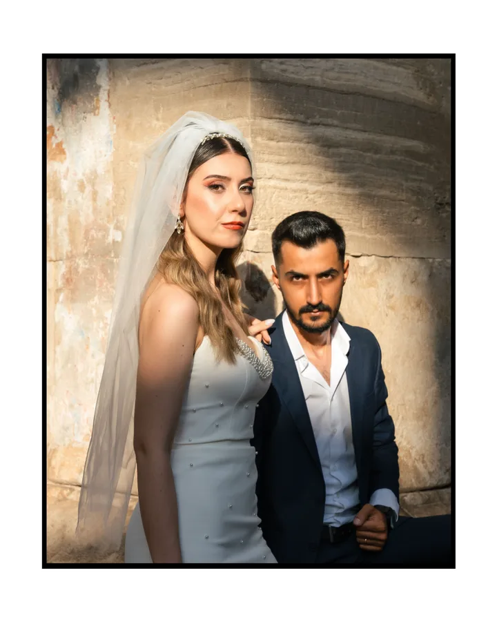 "Classic Editorial" Elegant Wedding & Elopement Portrait Seamless Instagram Carousel Template — slide 2