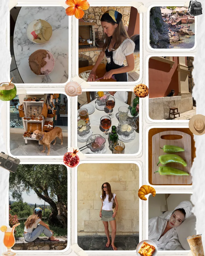 "June Dump" Cozy Foodie Scrapbook & Cute Doodles Seamless Instagram Carousel Template — slide 2