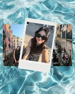 Venetian Waterway Canal Cruise Seamless Panoramic Instagram Carousel Template — slide 1