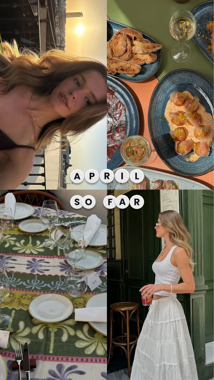 Monthly Recap Quad-Frame Instagram Story Template for Lifestyle Creators template preview