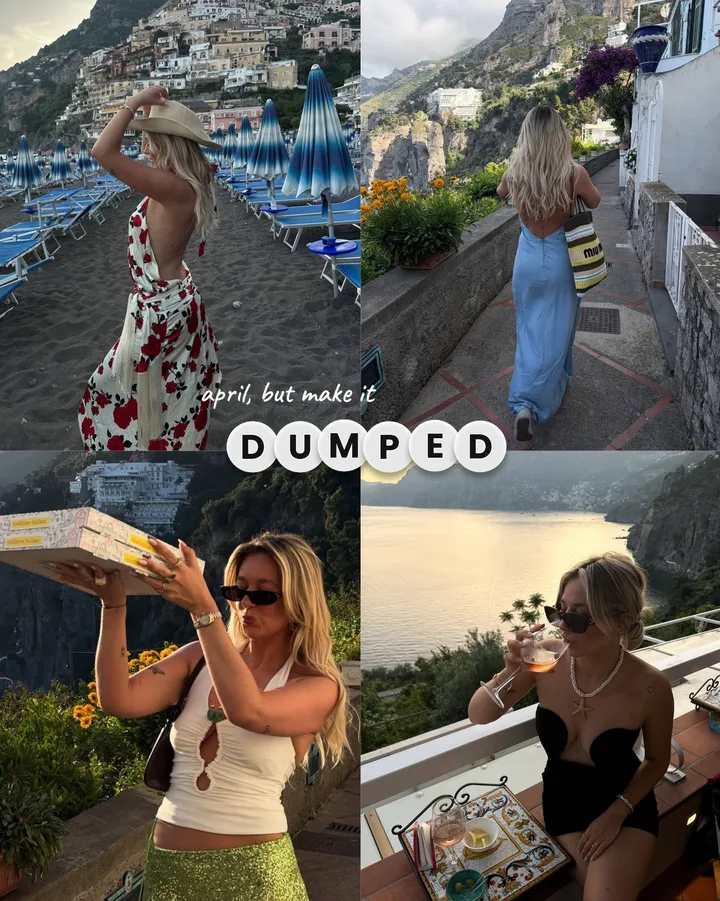 Aesthetic European Summer 2x2 Grid Instagram Carousel Template — slide 1