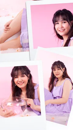 Retro Pastel Dream Multi-Frame Instant Film Instagram Story Template template preview