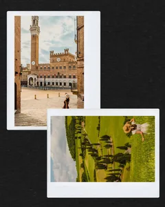 European Summer Escape Instant Film Panoramic Instagram Carousel Post Template — slide 4