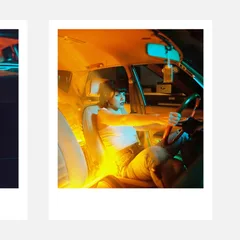 Retro JDM Night Drive Instant Film Seamless Panoramic Instagram Carousel Template — slide 4