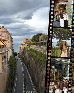 Mediterranean Coastal Summer Escape Seamless Panoramic Instagram Carousel Template — slide 2