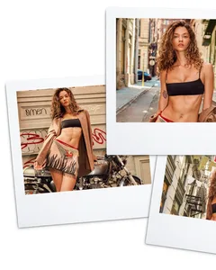 Minimalist Street Style Overlapping Instant Film Panoramic Instagram Carousel Template — slide 1