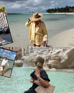 Chic Summer Travel and City OOTD Seamless Panoramic Instagram Carousel Template — slide 4