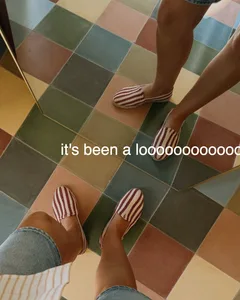 "It's Been a Long May" European Summer Seamless Panoramic Instagram Carousel Template — slide 1