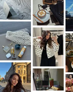 London City Lifestyle Editorial Grid Seamless Panoramic Instagram Carousel Template — slide 1