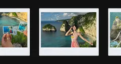 Retro Tropical Wanderlust Seamless Instant Film Panoramic Instagram Carousel Post Template — slide 3