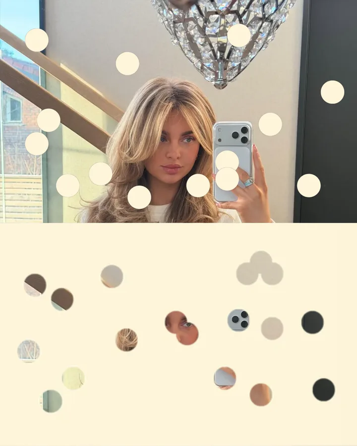 Chic Polaroid Confetti Collage Instagram Carousel Template — slide 1