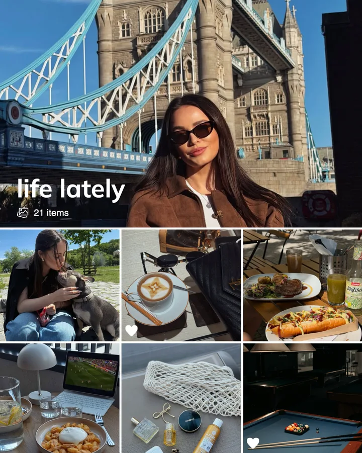 Life Lately: Chic Minimalist Lifestyle Seamless Instagram Carousel Template — slide 1