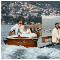 Luxury Lake Como Couples Travel Seamless Panoramic Instagram Carousel Template — slide 9