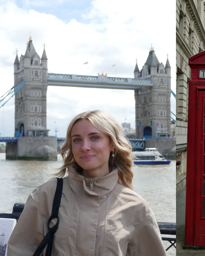 "London Diary" Minimalist City Escape Seamless Instagram Carousel Template — slide 2