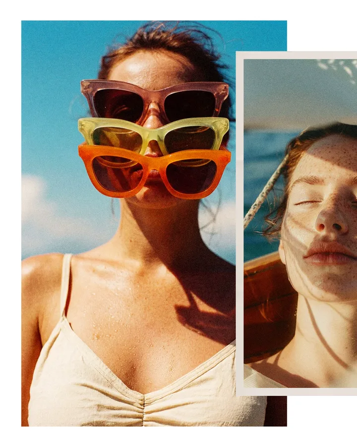 Vintage Film Aesthetic Summer Carousel Instagram Template — slide 1