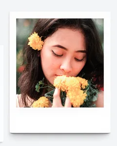 Retro Floral Garden Seamless Panoramic Instant Film Instagram Carousel Template — slide 3