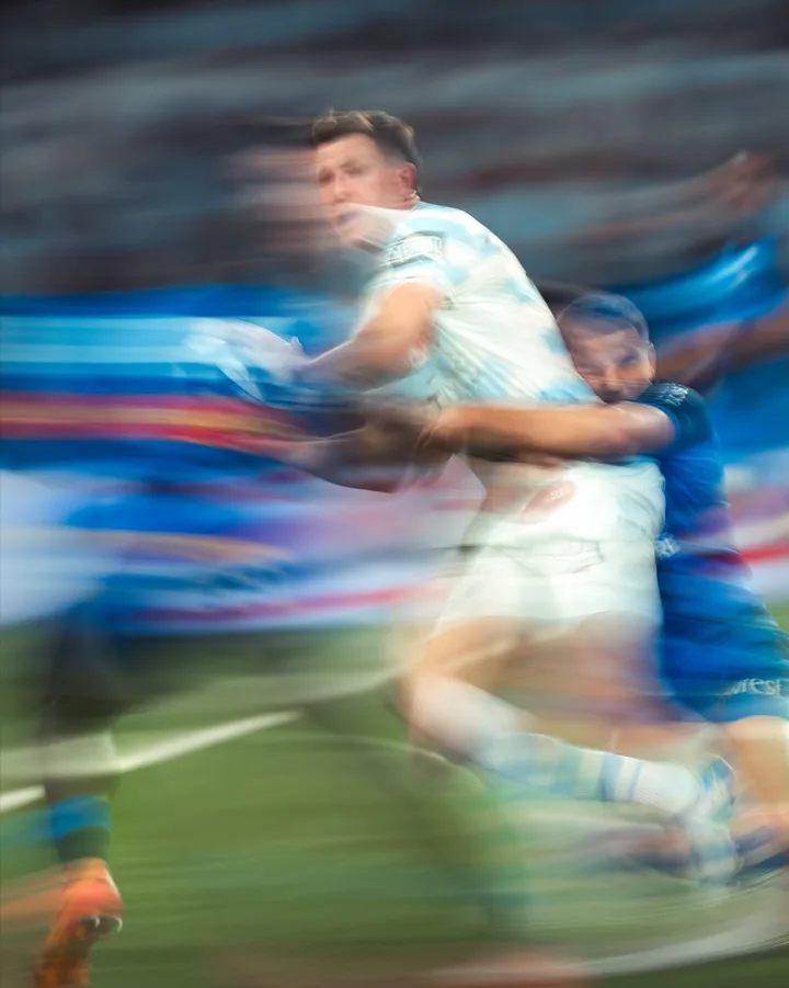 "Gameday Drama" Kinetic Action Sports & Team Matchday Seamless Instagram Carousel Template — slide 1