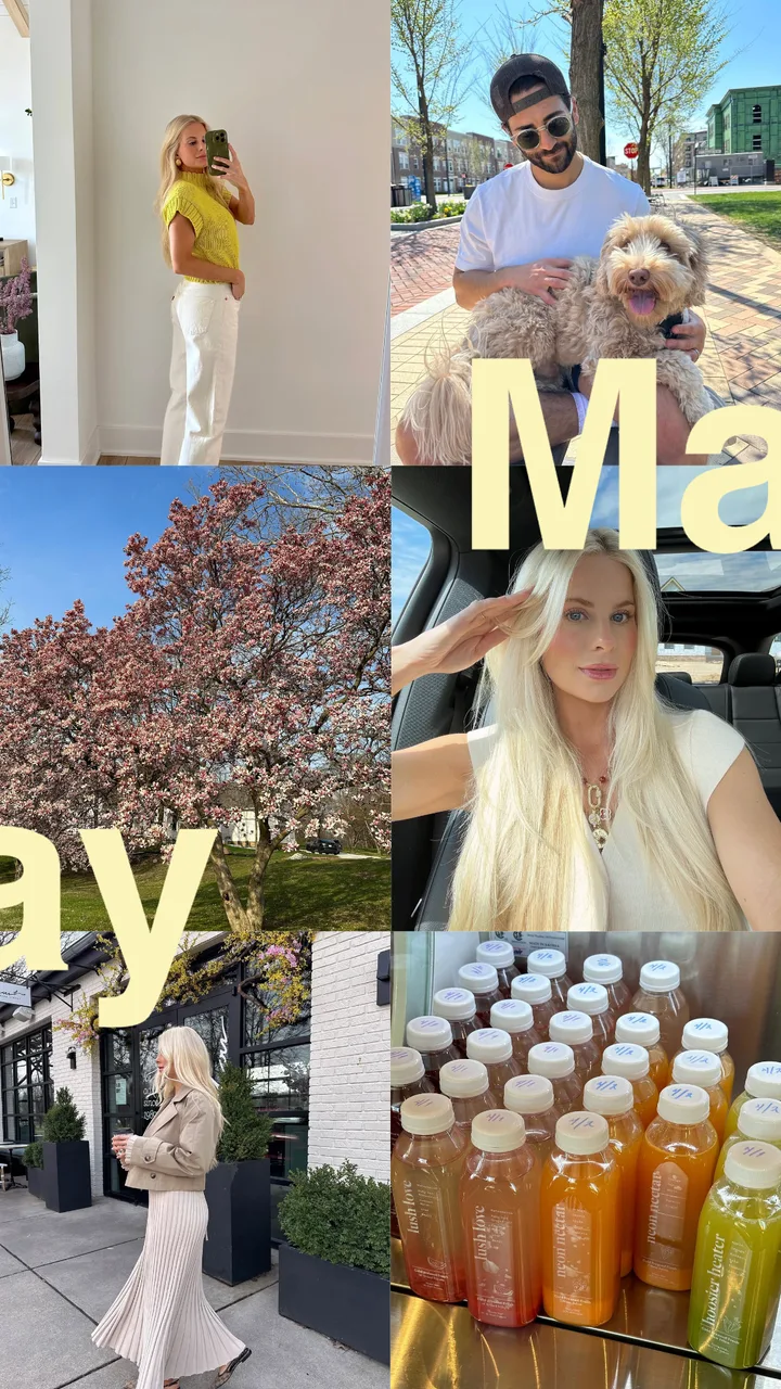 May Recap Instagram Story Template template preview