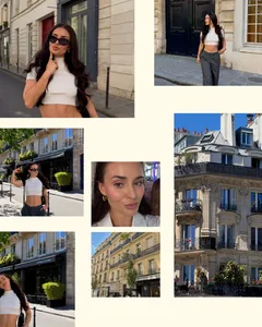 Parisian Lifestyle Photo Dump Seamless Panoramic Instagram Carousel Template — slide 3